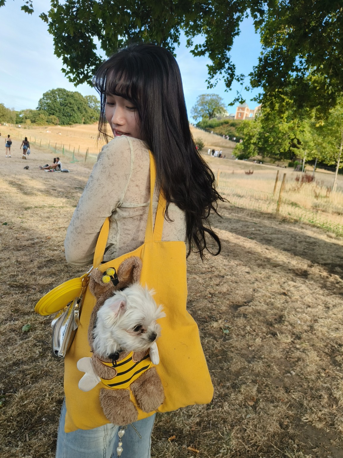 UK UNNCers summer moment with a pet dog